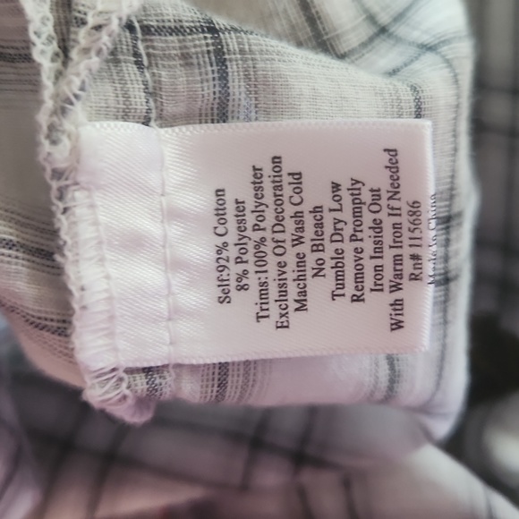 JOHNNY WAS  3WORKSHOP PLAID SHIRT - Picture 8 of 8